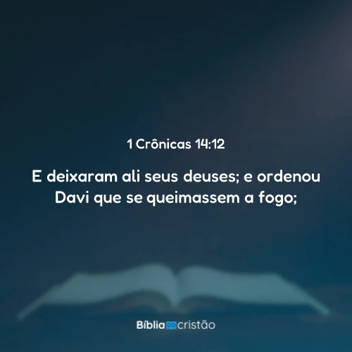 1 Crônicas 14:12