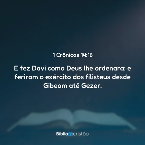 1 Crônicas 14:16
