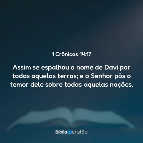 1 Crônicas 14:17