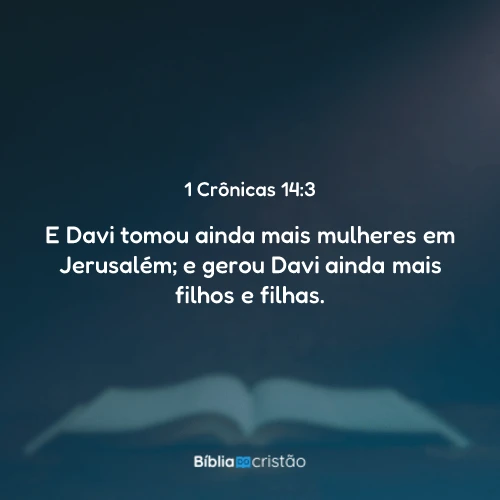 1 Crônicas 14:3