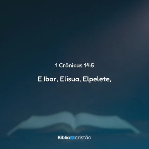 1 Crônicas 14:5