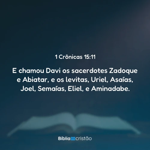 1 Crônicas 15:11