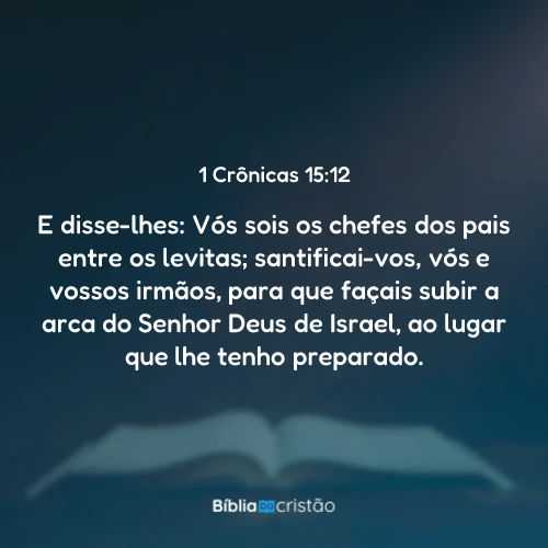 1 Crônicas 15:12