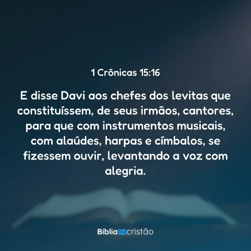 1 Crônicas 15:16