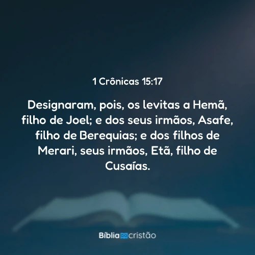 1 Crônicas 15:17