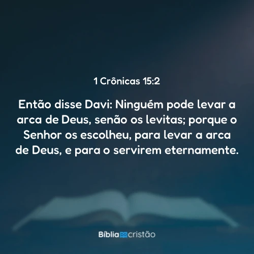 1 Crônicas 15:2