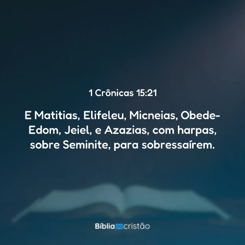 1 Crônicas 15:21