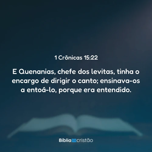 1 Crônicas 15:22