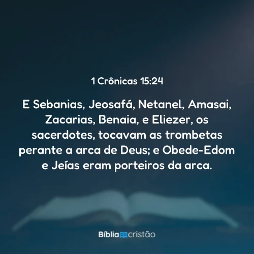 1 Crônicas 15:24