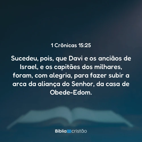 1 Crônicas 15:25