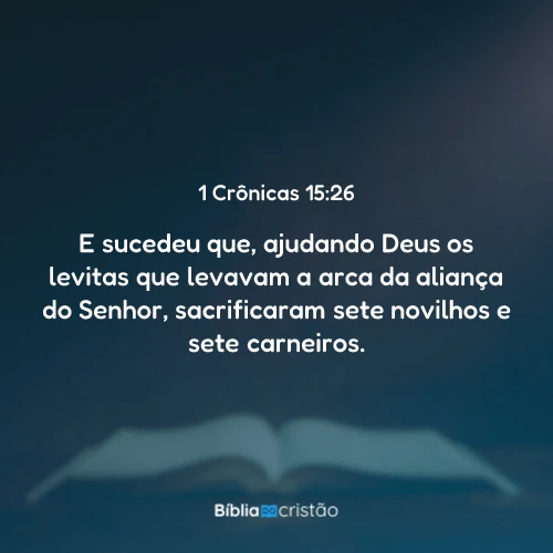 1 Crônicas 15:26
