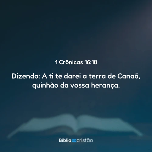 1 Crônicas 16:18