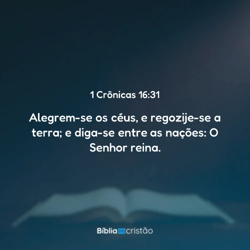 1 Crônicas 16:31