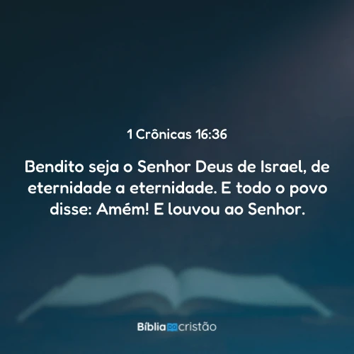 1 Crônicas 16:36