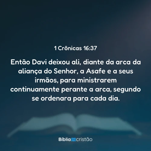 1 Crônicas 16:37