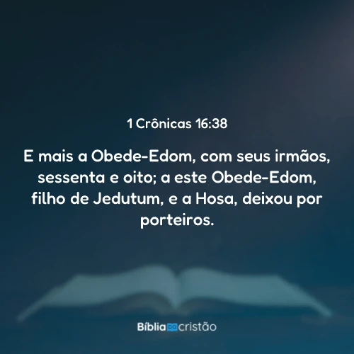 1 Crônicas 16:38