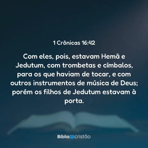 1 Crônicas 16:42