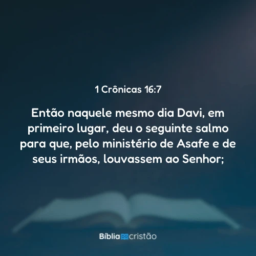 1 Crônicas 16:7