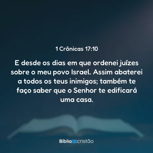 1 Crônicas 17:10