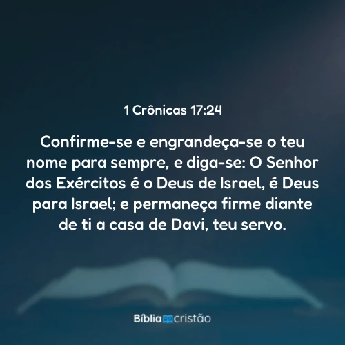1 Crônicas 17:24