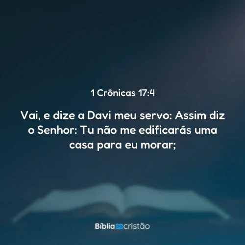 1 Crônicas 17:4