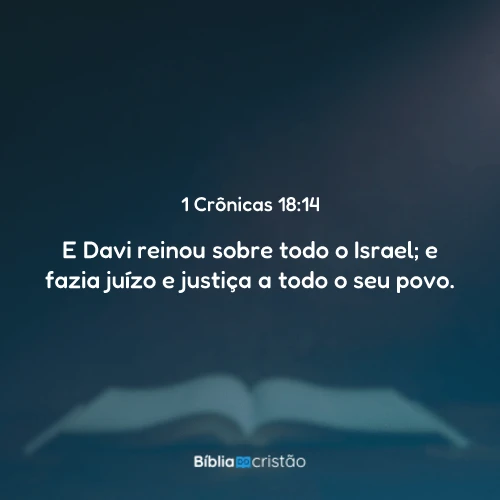 1 Crônicas 18:14