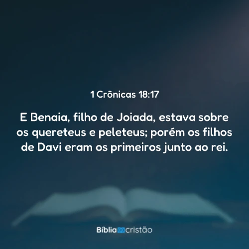 1 Crônicas 18:17