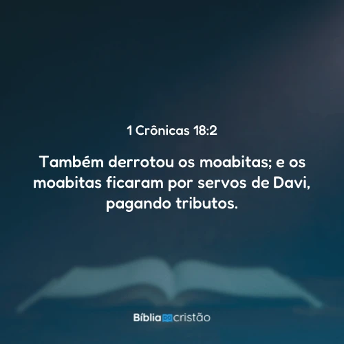 1 Crônicas 18:2