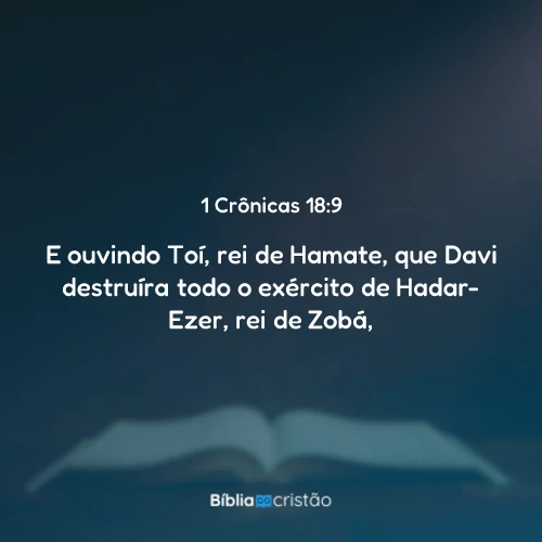 1 Crônicas 18:9