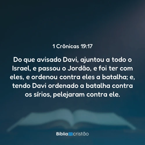 1 Crônicas 19:17