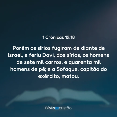 1 Crônicas 19:18