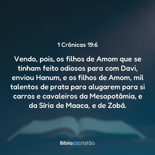 1 Crônicas 19:6