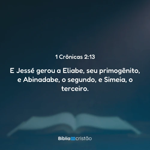 1 Crônicas 2:13