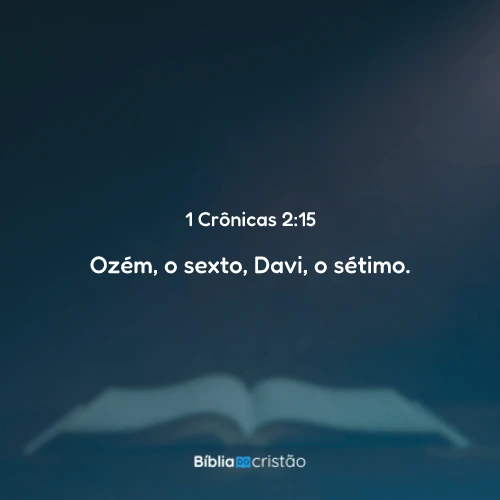 1 Crônicas 2:15