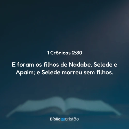 1 Crônicas 2:30