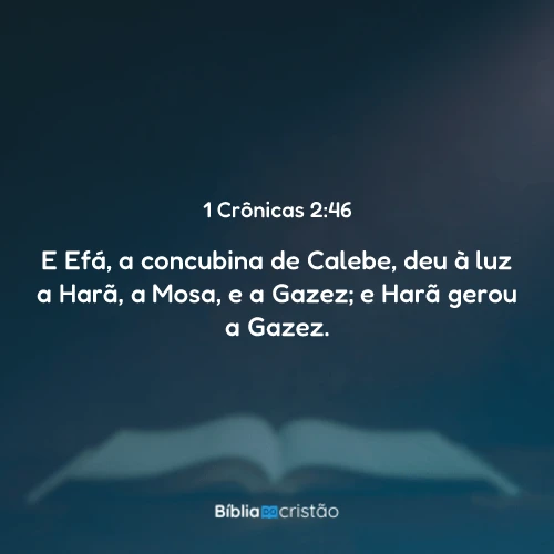 1 Crônicas 2:46