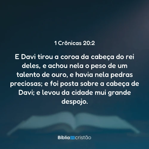 1 Crônicas 20:2