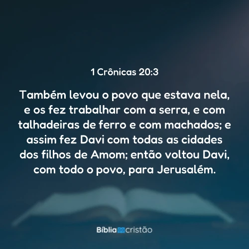 1 Crônicas 20:3