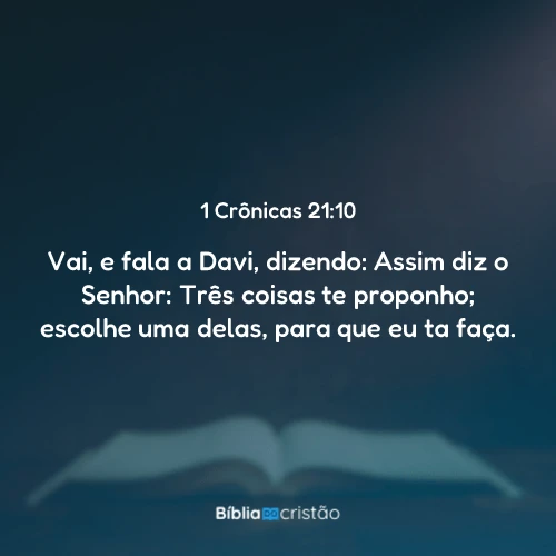 1 Crônicas 21:10