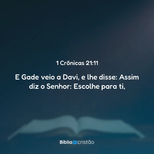 1 Crônicas 21:11