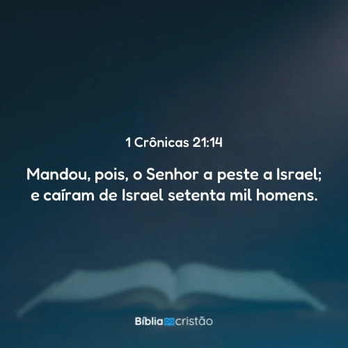 1 Crônicas 21:14