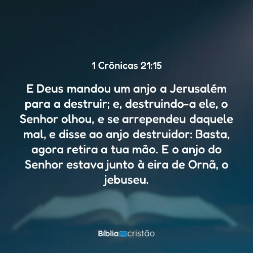 1 Crônicas 21:15