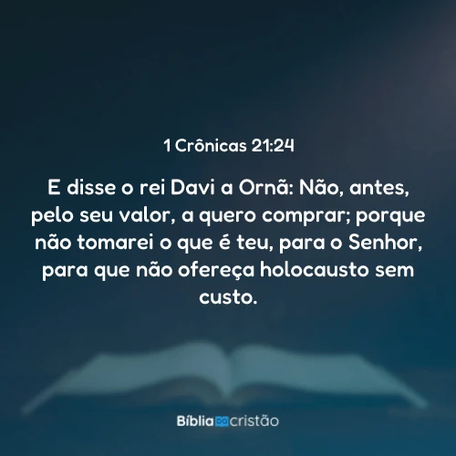 1 Crônicas 21:24
