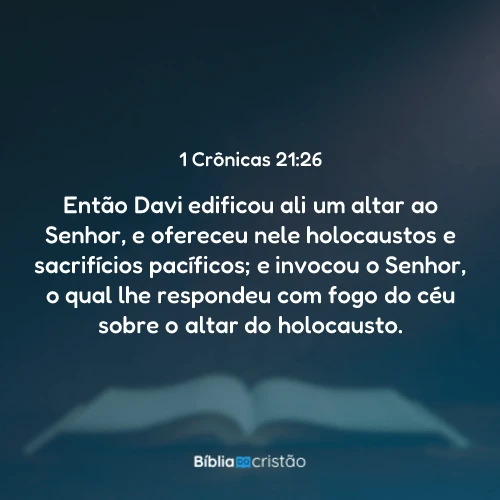 1 Crônicas 21:26