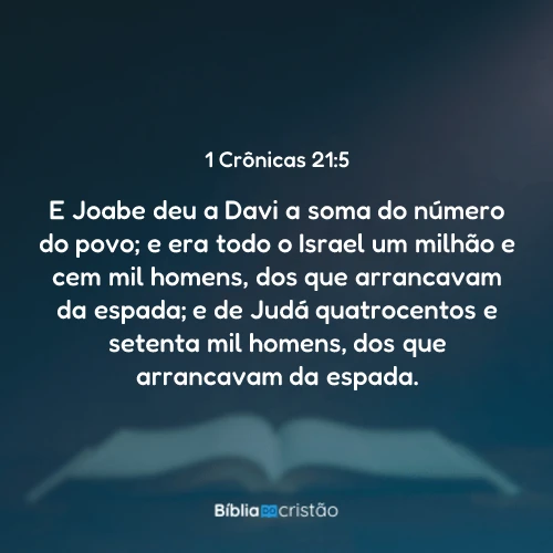 1 Crônicas 21:5