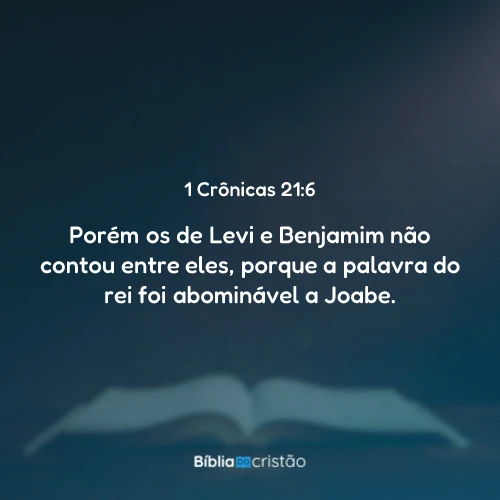 1 Crônicas 21:6