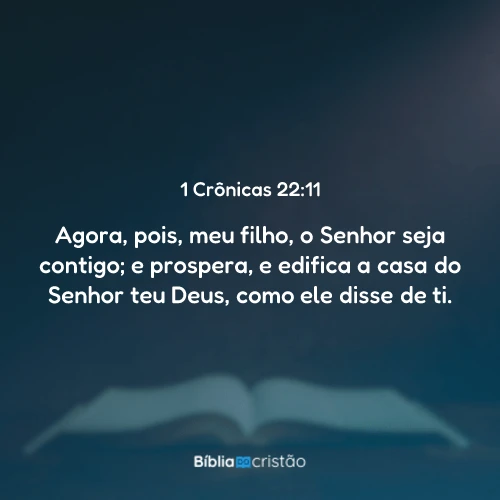 1 Crônicas 22:11