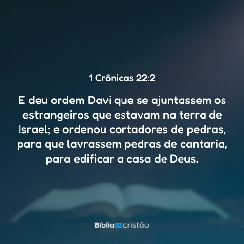 1 Crônicas 22:2