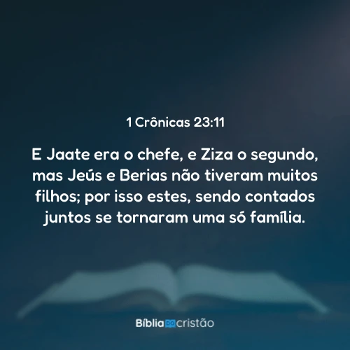 1 Crônicas 23:11