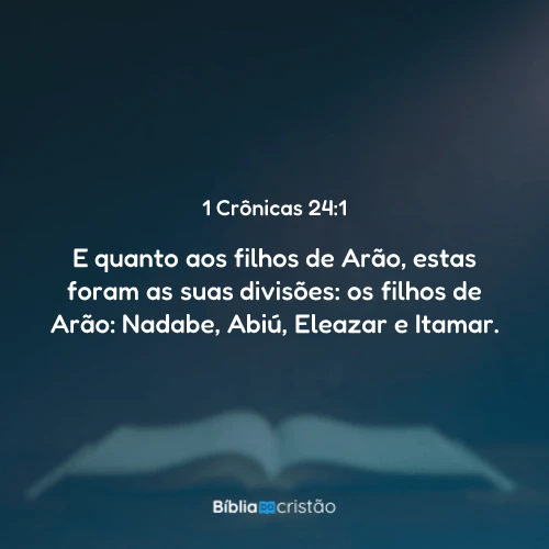 1 Crônicas 24:1